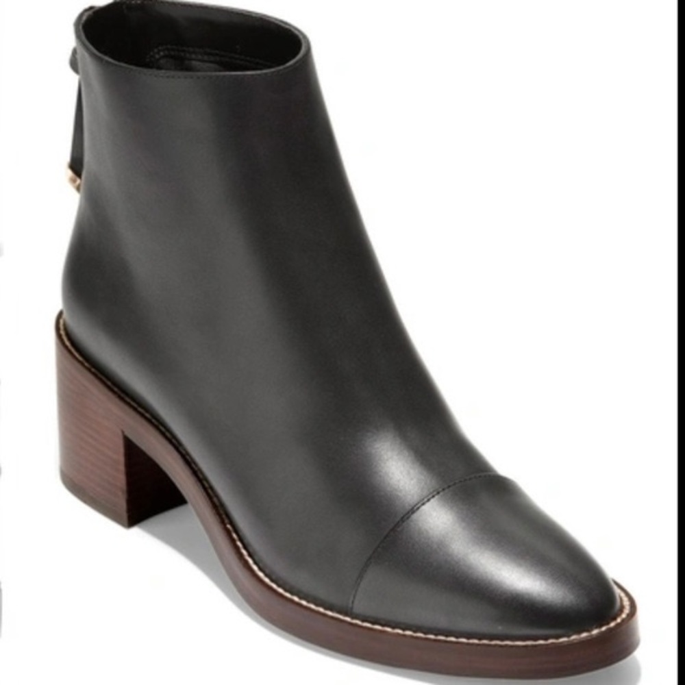 Cole Haan Winnie Grand Waterproof Bootie Black 8.5